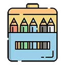 Home 2 colored pencils